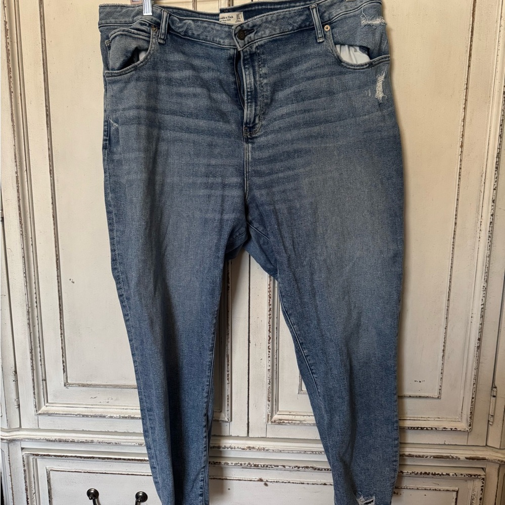 Abercrombie & Fitch High Rise Blue Jeans